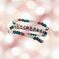 Mahj Glam Beaded Bracelet – 3 Strand Stack