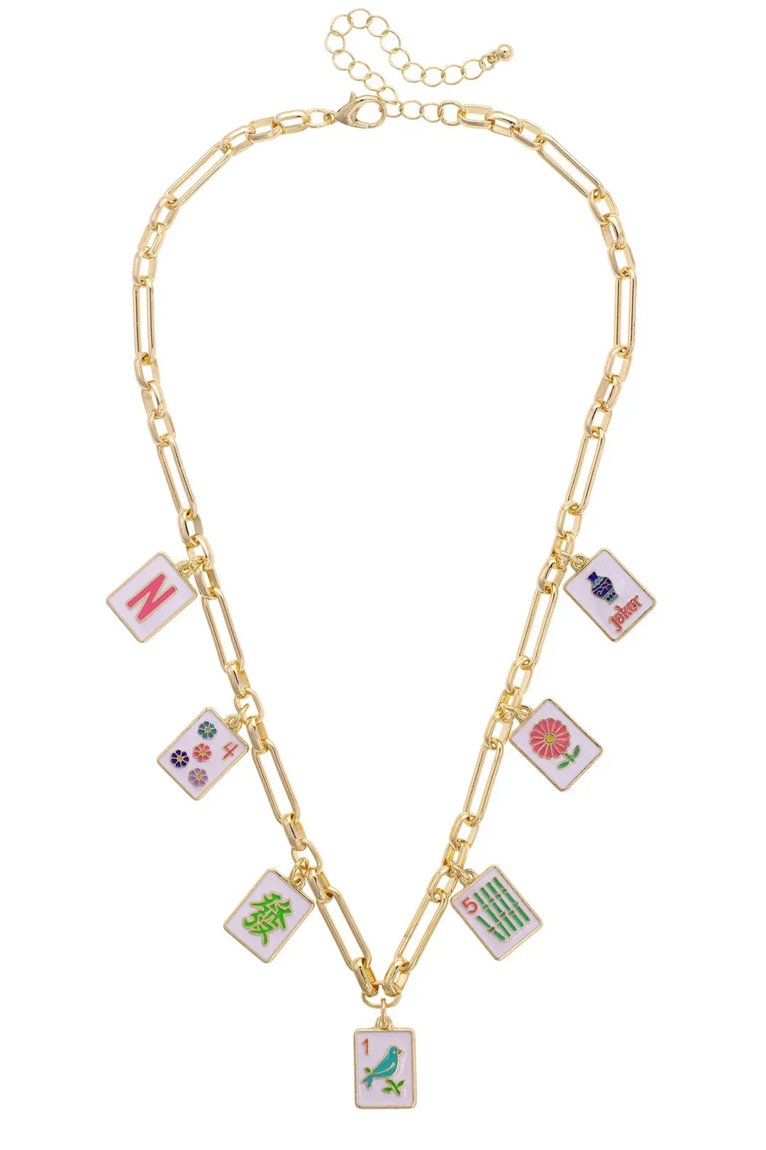 The Going Mahjong! Charm Necklace