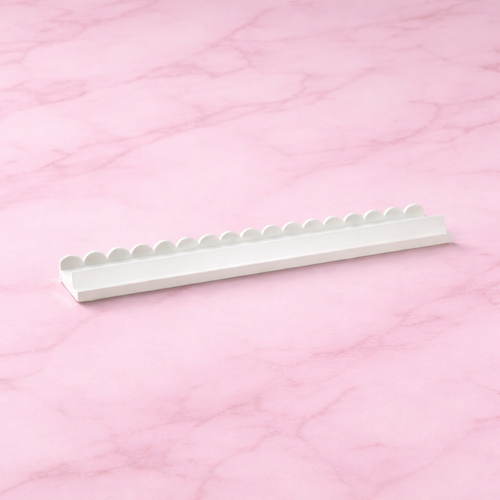 *PRE-ORDER | Mahj Glam Classic White 20” Wooden Racks with Scalloped Pushers