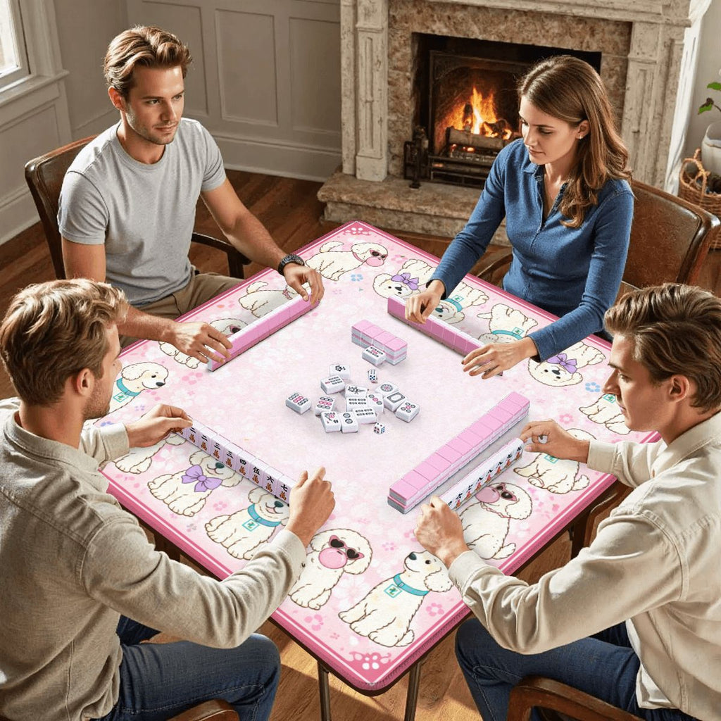 Puppy Love Mahjong Mat
