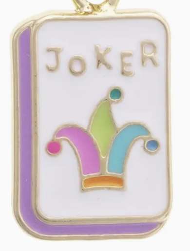 Joker Chunky Hinged Hoop Earrings in Shiny Gold
