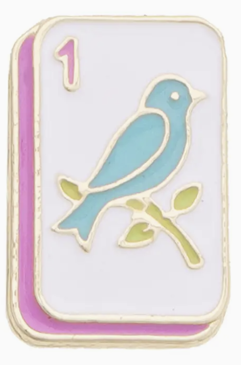 Bird Bam Enamel Stud Earrings in Multi